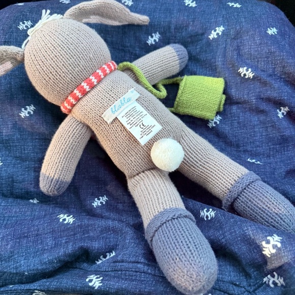 $66 Blabla Pierre The Bunny 12” Hand Knit - Picture 3 of 4